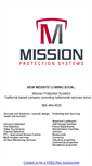 Mobile Screenshot of missionprotection.com